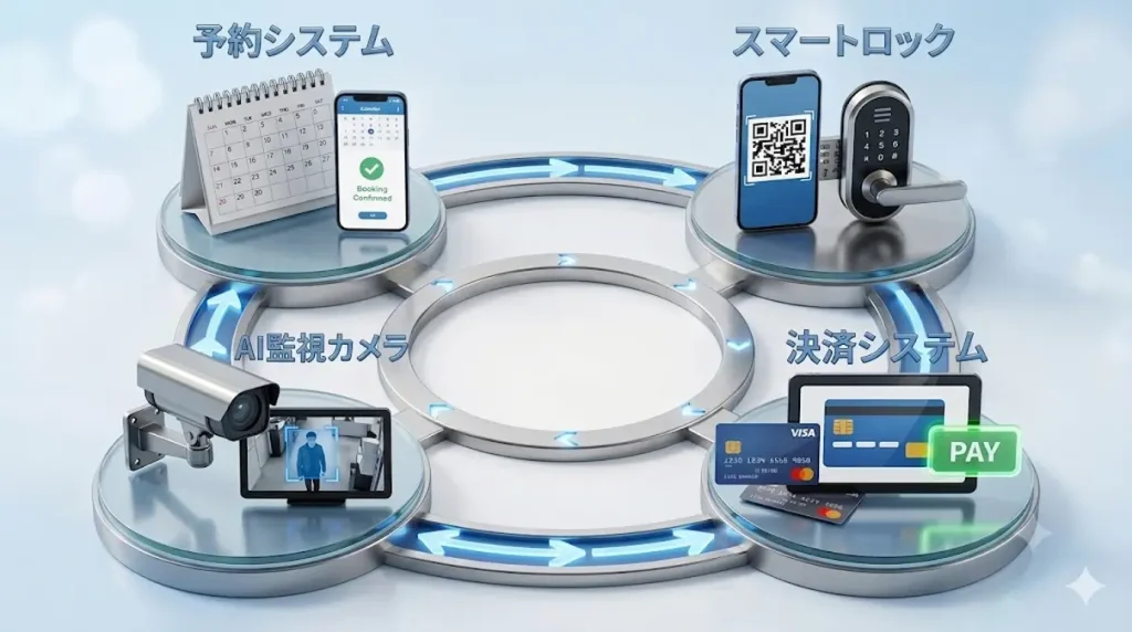システムの一元化を表す図