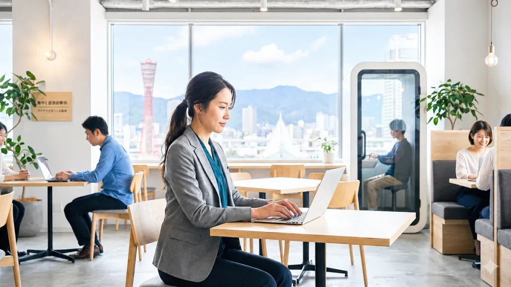 気分によって同じ空間内にある「集中ゾーン」と「ゆるみゾーン」を使い分けるビジネスパーソン